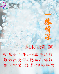 小说：一抹情深，作者：执水问清